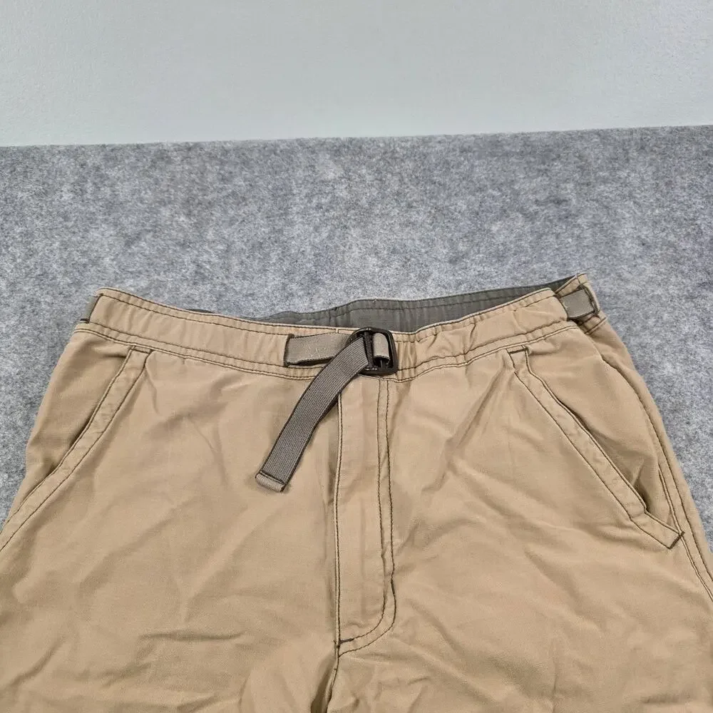VTG Y2K Gap Pants Boys Youth XL Khaki‎ Cargo Elastic Hem Belted Outdoor Hiking